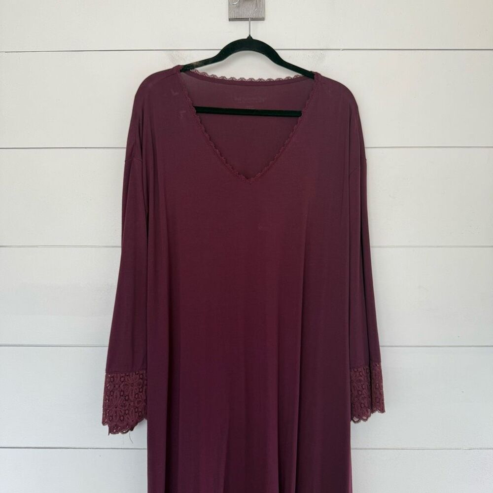 Soft Surroundings Women’s Medium Maroon Midi Dress